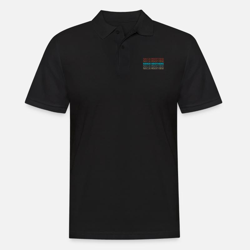 Banjo - Männer Poloshirt - Schwarz