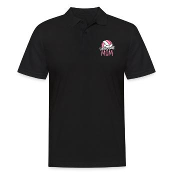 Volleyball Mom Bump Set Spike Funny Volleyball - Men's Polo Shirt - black - Front - Kai (181cm)