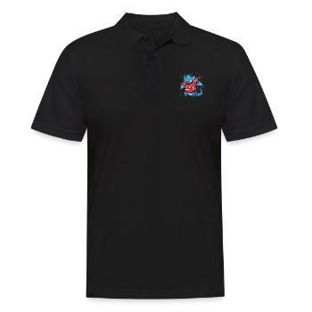 Christmas Dragon Lover Dragon Ugly - Men's Polo Shirt - black - Front - Kai (181cm)