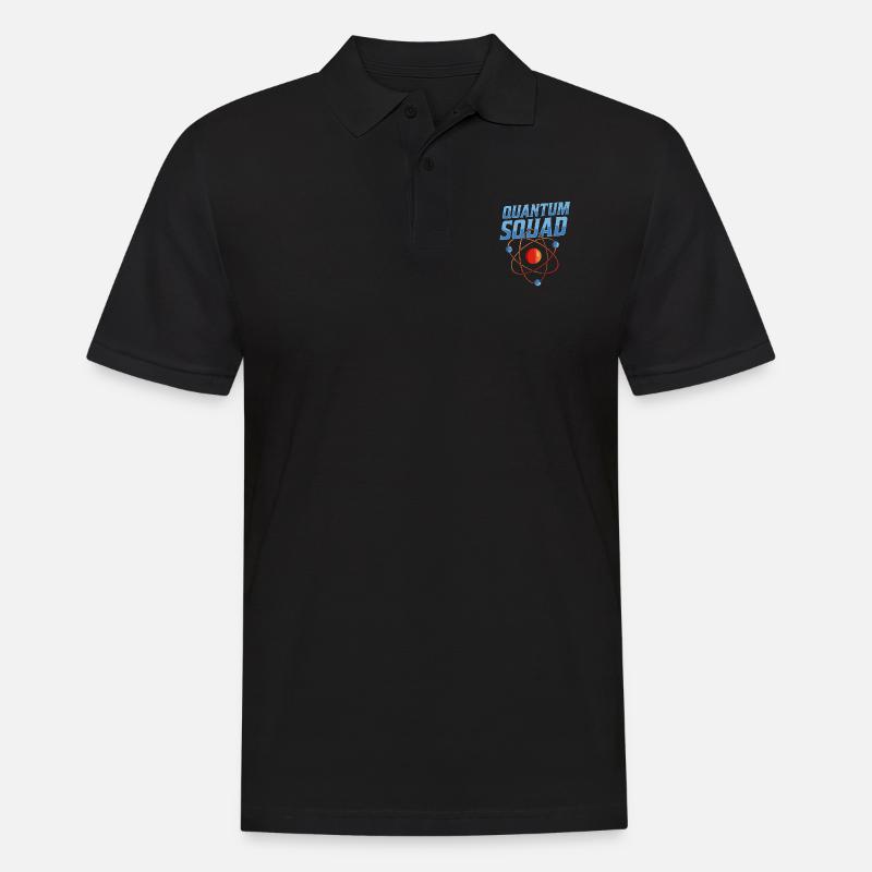 Biophysiker Kader - Männer Poloshirt - Schwarz