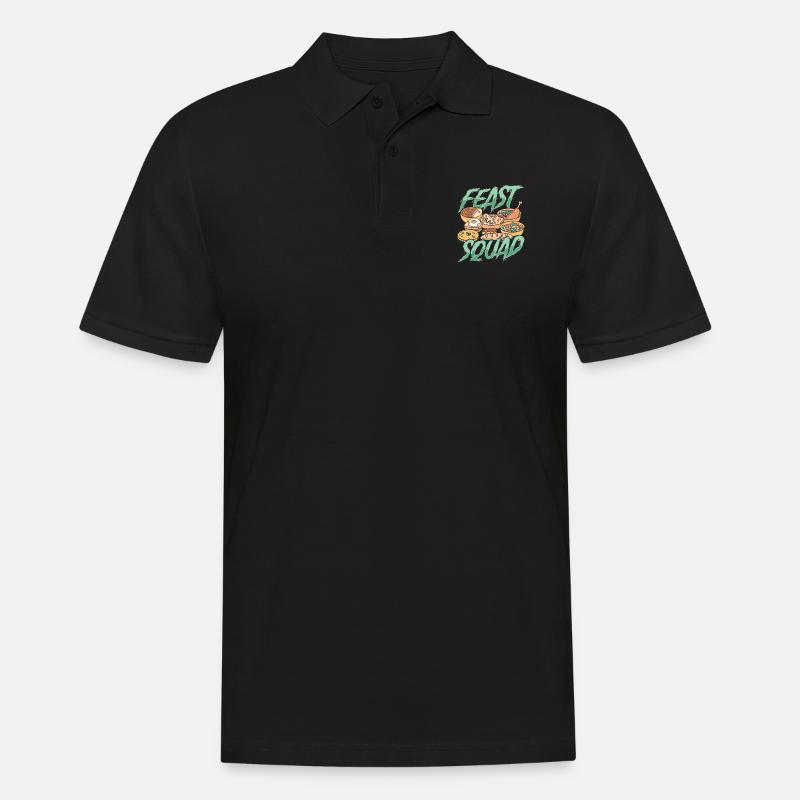 Caterer Kader - Männer Poloshirt - Schwarz