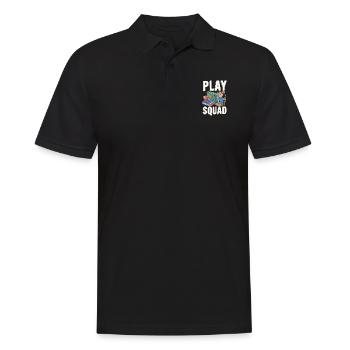 Childcare Squad - Men's Polo Shirt - black - Front - Kai (181cm)