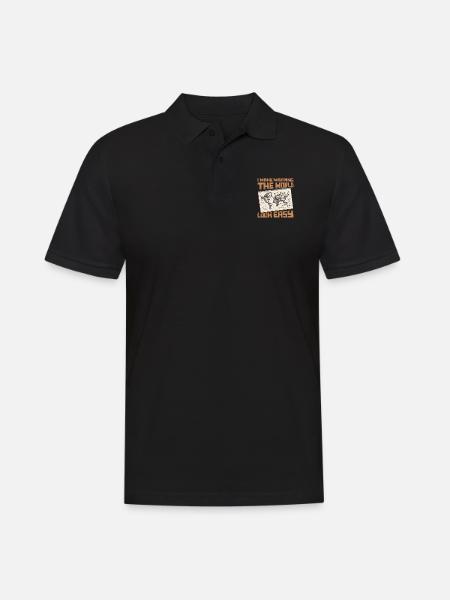 Cartographer - Men's Polo Shirt - black