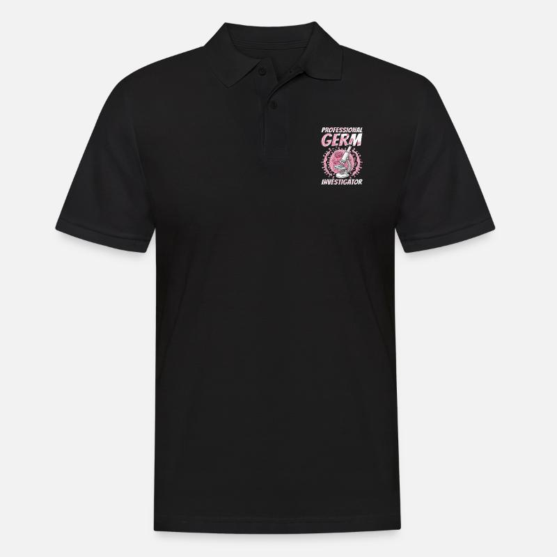 Bactériologiste - Polo Homme - noir