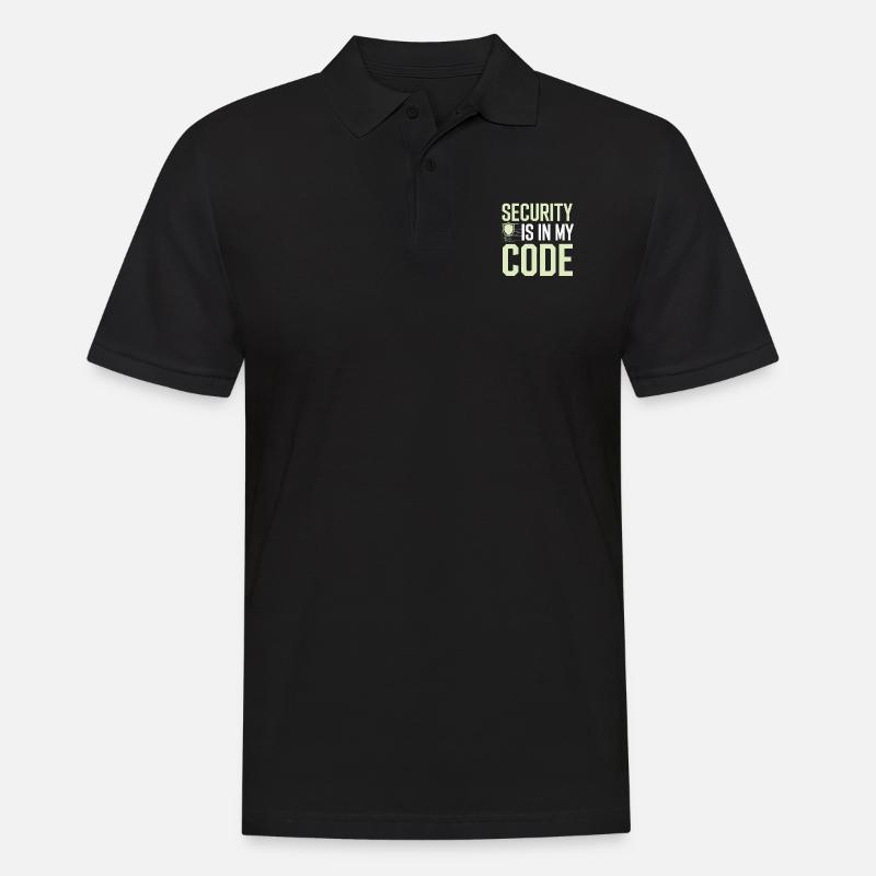 Ethical Hacking Cybersecurity Digital - Men's Polo Shirt - black