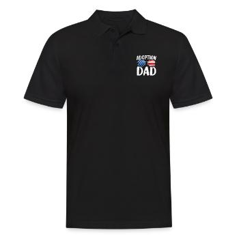 Adoption Papa USA Drapeau Lunettes de soleil Famille d’accueil - Polo Homme - noir - Devant - Kai (181cm)