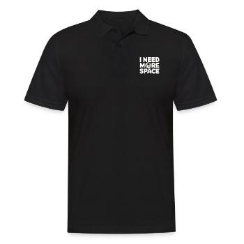 Joueurs sur le thème de l’espace Cosmic Gaming Science-fiction - Polo Homme - noir - Devant - Kai (181cm)