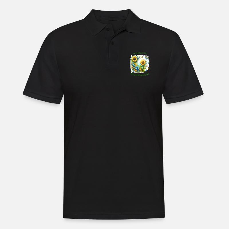 Gesundheitscoaching - Männer Poloshirt - Schwarz