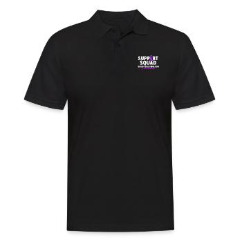 Support Squad Chiari Malformation Awareness - Men's Polo Shirt - black - Front - Kai (181cm)