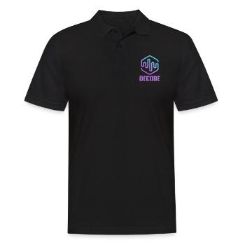 Drucke für Musikliebhaber, Musik, trendy - Männer Poloshirt - Schwarz - Vorne - Kai (181cm)