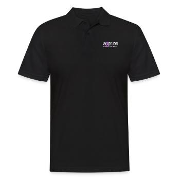 Bauchspeicheldrüsenkrebs Krieger Endokrine Drüse Lila - Männer Poloshirt - Schwarz - Vorne - Kai (181cm)