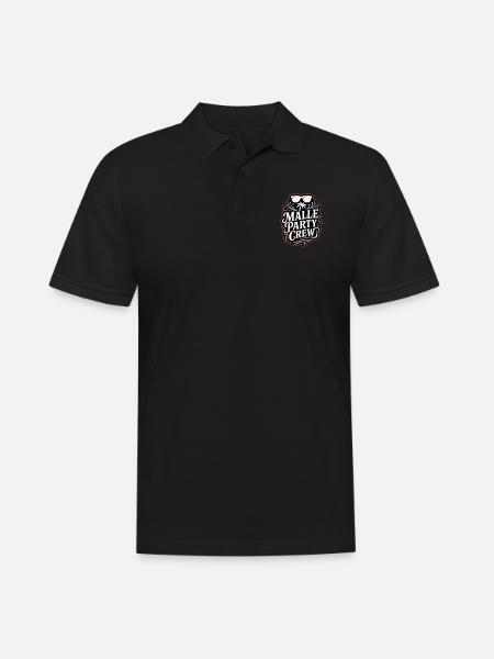 Malle Party Crew - Men's Polo Shirt - black