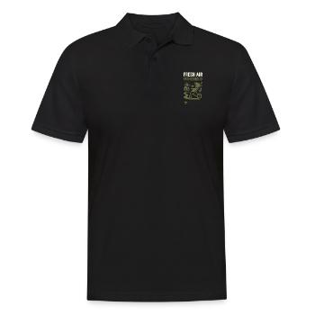 Kinderzimmervater Vaterschaft Pride - Männer Poloshirt - Schwarz - Vorne - Kai (181cm)