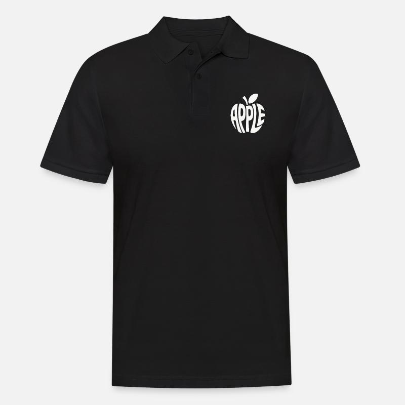 Pomme - Logo Cool Fruit - Polo Homme - noir