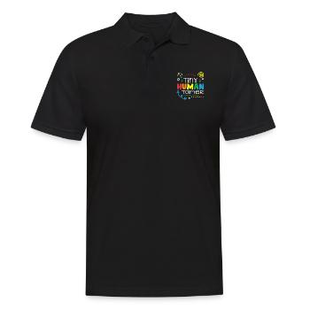 Tiny Human Tamer Daycare Provider Babysitting Dayc - Männer Poloshirt - Schwarz - Vorne - Kai (181cm)