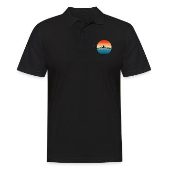 Aviron Rameurs Hommes Aviron Femmes - Polo Homme - noir - Devant - Kai (181cm)