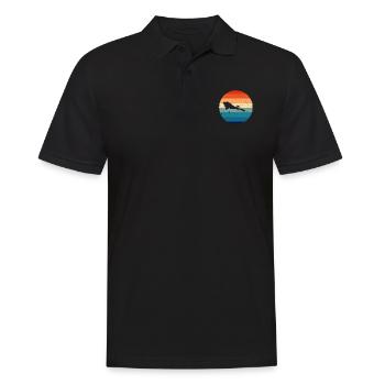 Plongeur de plongée Plongeur Plongeur Femmes - Polo Homme - noir - Devant - Kai (181cm)