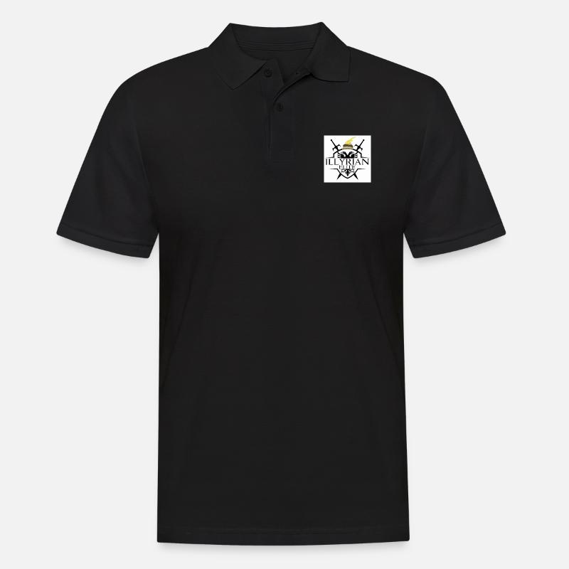 ILLYRIAN - Männer Poloshirt - Schwarz