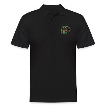 Black Month LOCD Pride History African - Men's Polo Shirt - black - Front - Kai (181cm)