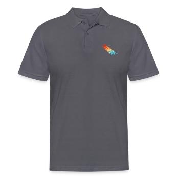 Herren Reiter Equestrian Dressour Rennreiten - Männer Poloshirt - Anthrazit - Vorne - Nico (186cm)