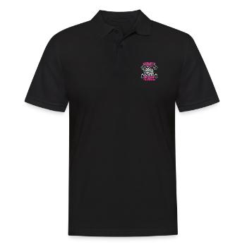 Die Königin Dartspielerin Darts Dart - Männer Poloshirt - Schwarz - Vorne - Kai (181cm)