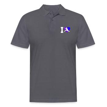 Arts Martiaux Wushu Kungfu Hommes Femmes Kung Fu - Polo Homme - charbon - Devant - Nico (186cm)