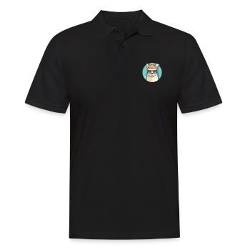 Alpaca Llama Sunglasses - Men's Polo Shirt - black - Front - Kai (181cm)
