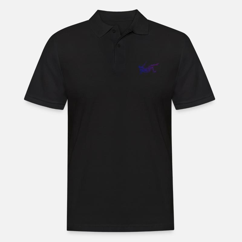Bouldering Climbing Klettern Boulder Kletterer - Männer Poloshirt - Schwarz