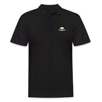 Drag Boat Racing - Men's Polo Shirt - black - Front - Kai (181cm)