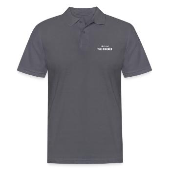 J’ai survécu à la fusée - Science - Polo Homme - charbon - Devant - Nico (186cm)