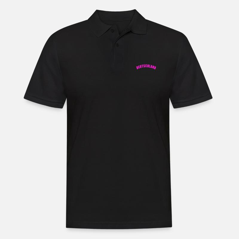 DEUTSCHLAND GESCHENK GERMANY - Männer Poloshirt - Schwarz