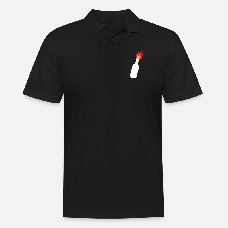 Molotow Cocktail - Männer Poloshirt - Schwarz