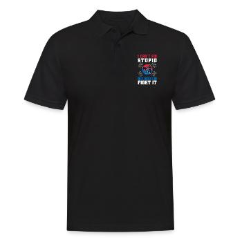 TKD Korean Martial Arts Tae Kwon - Männer Poloshirt - Schwarz - Vorne - Kai (181cm)