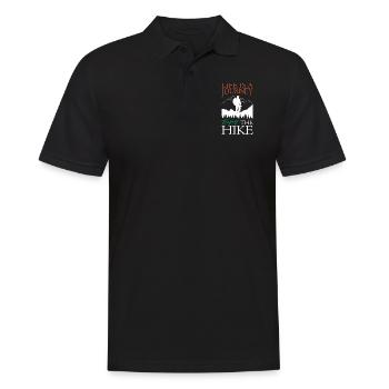 La vie est un voyage Profitez de la randonnée - Polo Homme - noir - Devant - Kai (181cm)