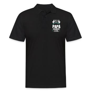 This is what a Really Cool Dad looks like - Men's Polo Shirt - black - Front - Kai (181cm)