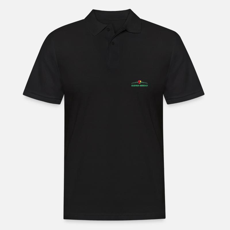 Guinea-Bissau - Männer Poloshirt - Schwarz