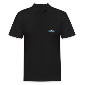 Luxemburg - Männer Poloshirt - Schwarz - Vorne - Kai (181cm)