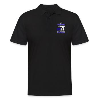 Viktor - Männer Poloshirt - Schwarz - Vorne - Kai (181cm)