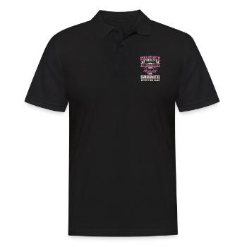 Majestät Schwiegermutter Schwieger Geschenk - Männer Poloshirt - Schwarz - Vorne - Kai (181cm)