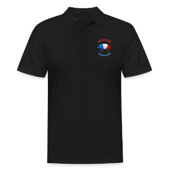 charcutier cochonnailles - Polo Homme - noir - Devant - Kai (181cm)