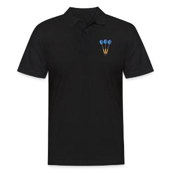 Fléchettes - Polo Homme - noir - Devant - Kai (181cm)