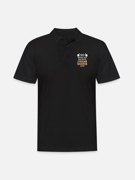 Badische Sprüche | Baden Badnerland Geschenkideen - Männer Poloshirt - Schwarz