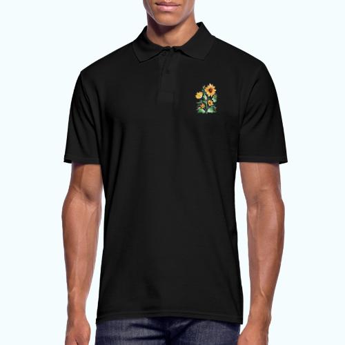 Sunflowers hand-painted - Men's Polo Shirt