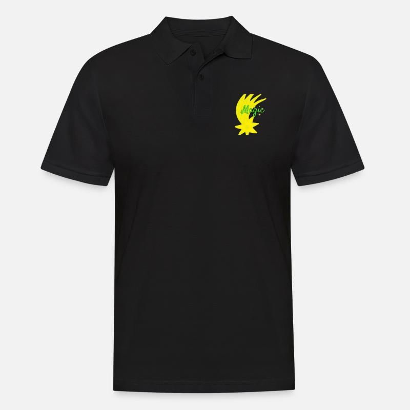 Magic Design - Männer Poloshirt - Schwarz