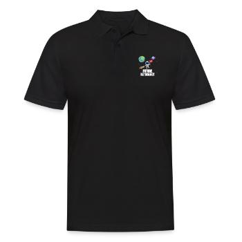 Rockets Space Astronomy Future Astronaut - Men's Polo Shirt - black - Front - Kai (181cm)