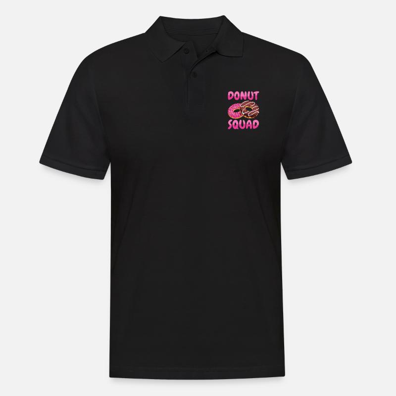 Donut Squad - Männer Poloshirt - Schwarz