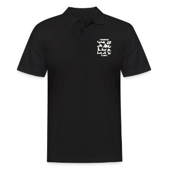 Ukraine-Zitatberg In Kiew-Schneemanngeschenk - Männer Poloshirt - Schwarz - Vorne - Kai (181cm)