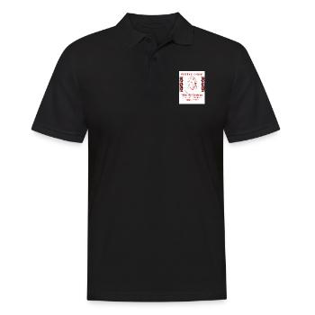 PHILLIPPE LE GALLOIS, ANCESTORS OF THE WALSHS - Men's Polo Shirt - black - Front - Kai (181cm)