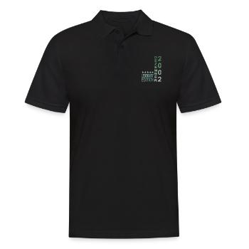 Legendary 2002 December Edition - Men's Polo Shirt - black - Front - Kai (181cm)