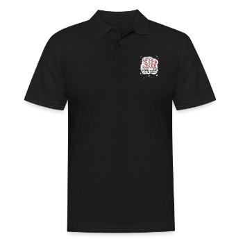 J’ai mis en pause ma série True Crime pour être ici, drôle - Polo Homme - noir - Devant - Kai (181cm)